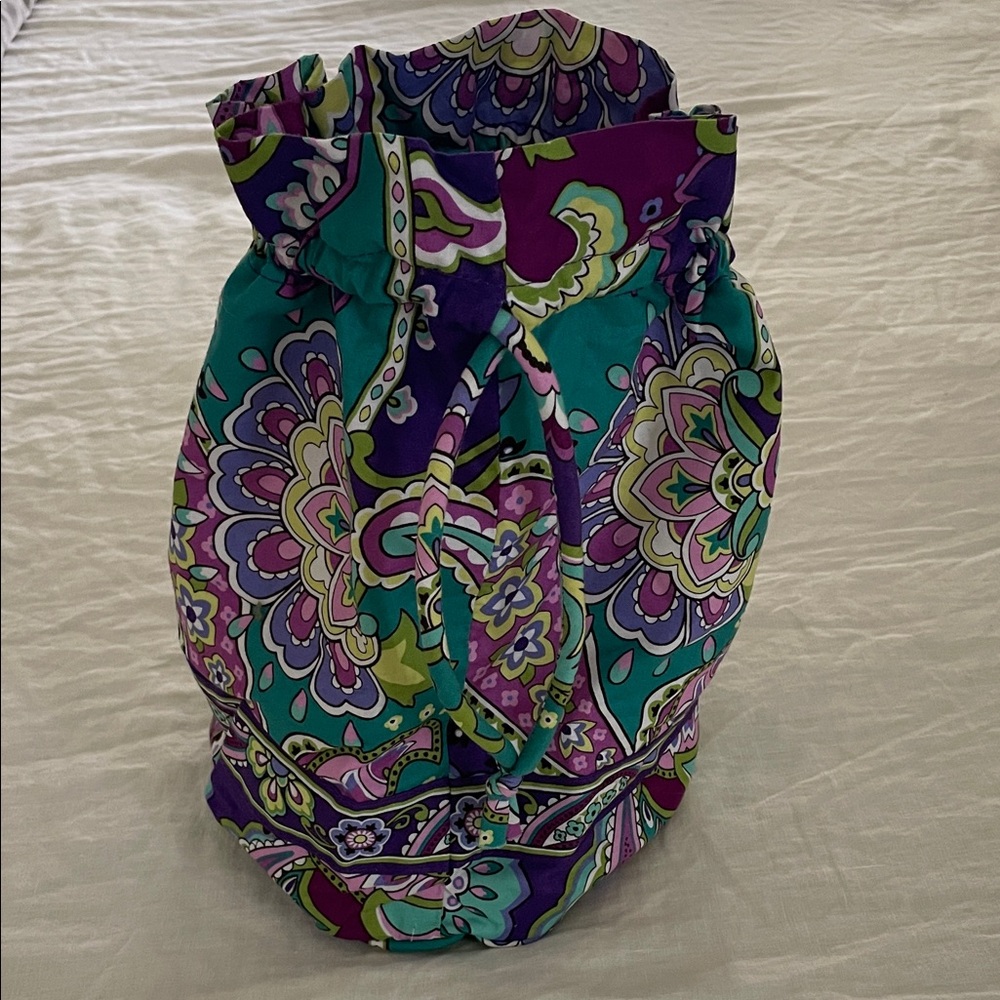 Vera Bradley ditty bag travel make up toiletry